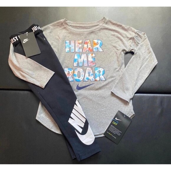 NWT Nike Leggings & Tunic Set Girls Size 5